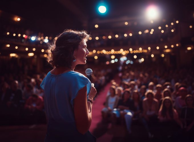 Speaker on Stage